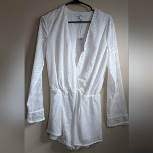 Endless Rose Ivory Lace Romper